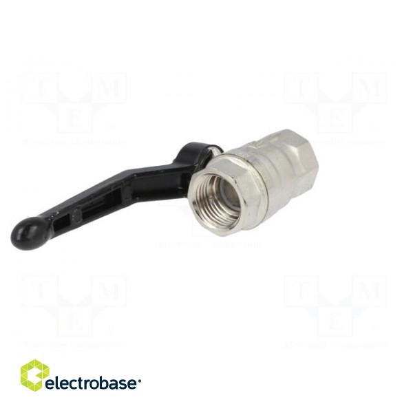 Mechanical ball valve | Temp: -15÷90°C | Mat: nickel plated brass image 6