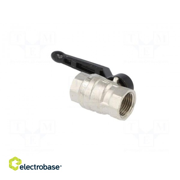 Mechanical ball valve | Temp: -15÷90°C | Mat: nickel plated brass фото 8