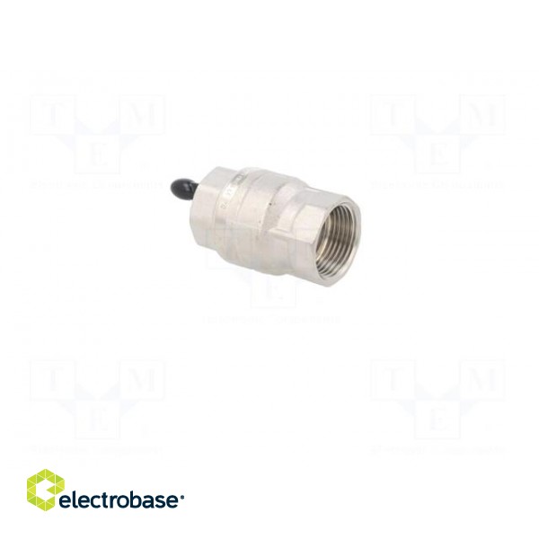 Mechanical ball valve | max.25bar | nickel plated brass | -15÷90°C paveikslėlis 8