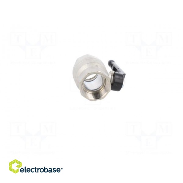 Mechanical ball valve | max.25bar | nickel plated brass | -15÷90°C paveikslėlis 9