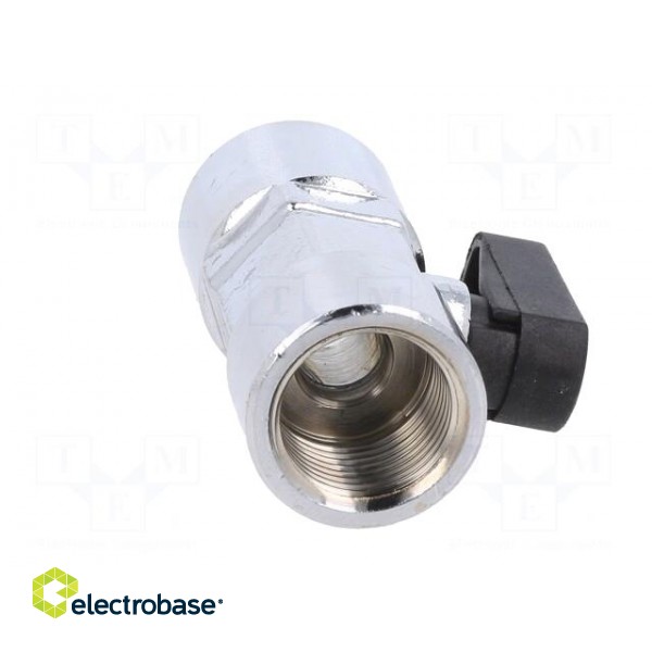 Mechanical ball valve | max.20bar | nickel plated brass | -20÷80°C image 9
