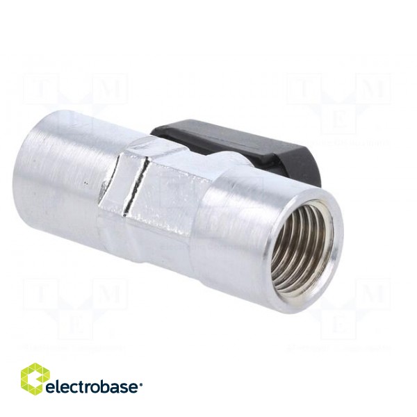 Mechanical ball valve | max.20bar | nickel plated brass | -20÷80°C paveikslėlis 8