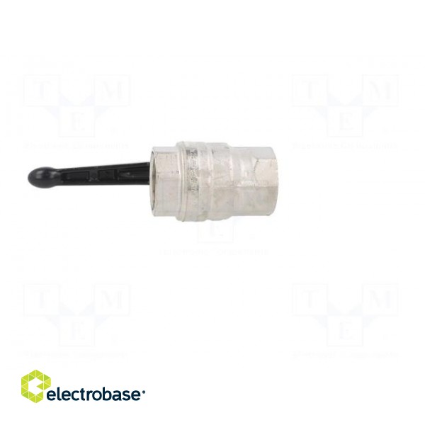 Mechanical ball valve | max.25bar | nickel plated brass | -15÷90°C paveikslėlis 7