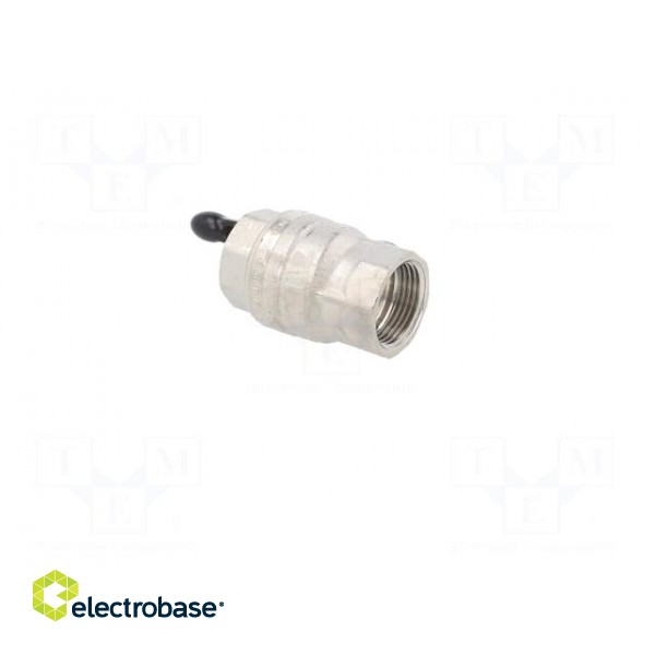 Mechanical ball valve | max.25bar | nickel plated brass | -15÷90°C фото 8