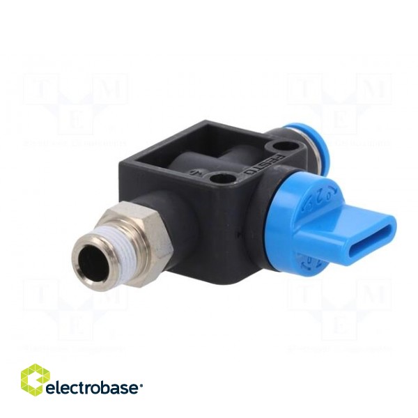 Shutoff valve | -0.95÷10bar | 307l/min | 6mm | 0÷60°C | compressed air paveikslėlis 8