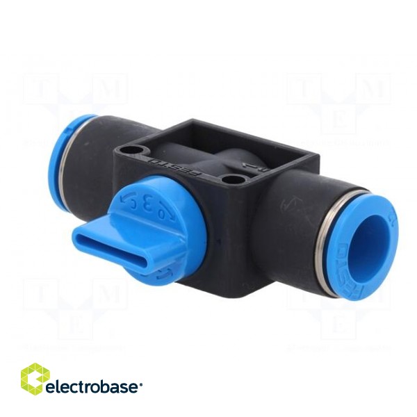 Shutoff valve | -0.95÷10bar | 840l/min | Øout: 12mm | Øin: 12mm | 0÷60°C paveikslėlis 2