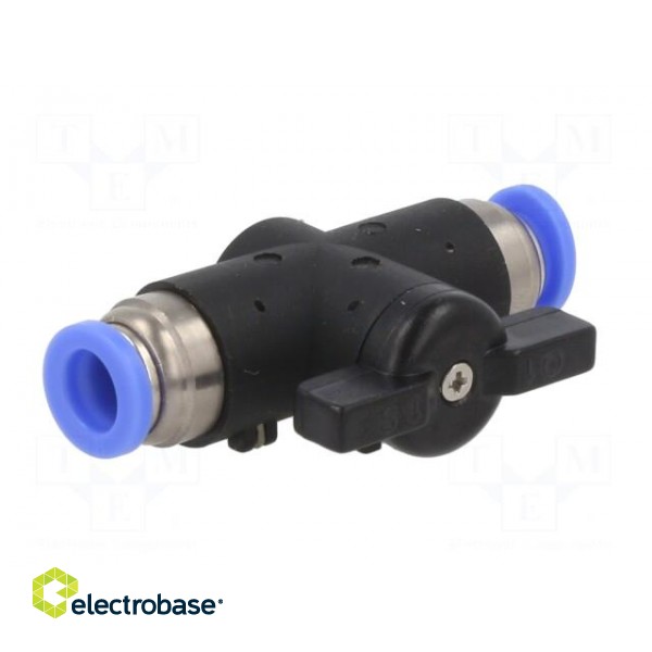 Shutoff valve | 0÷10bar | nickel plated brass,PBT | 8mmx2 | 0÷60°C фото 4