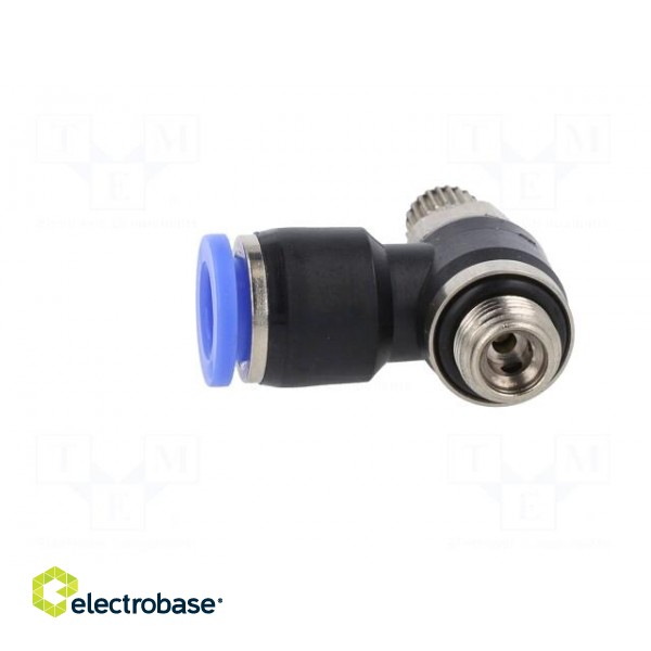 Throttle-check valve | -0.95÷15bar | nickel plated brass,PBT paveikslėlis 3