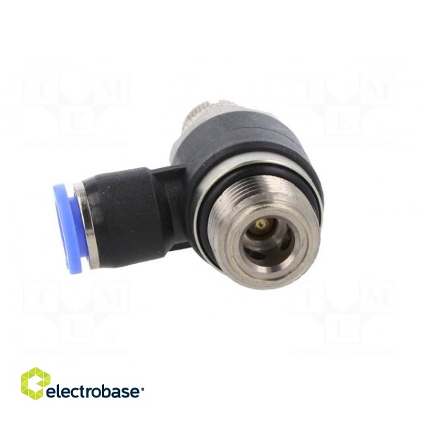 Throttle-check valve | -0.95÷15bar | nickel plated brass,PBT image 3