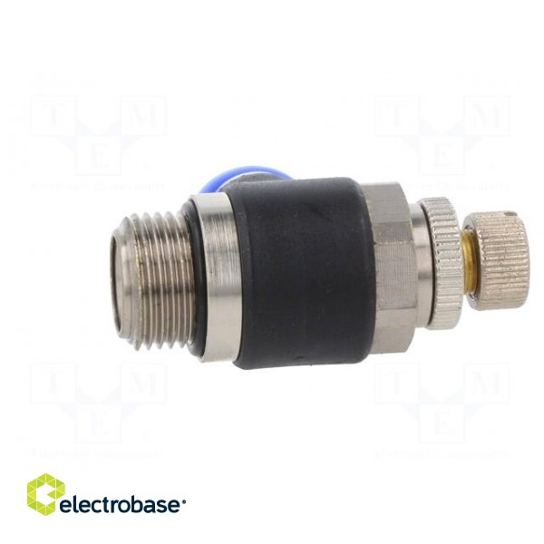 Throttle-check valve | -0.95÷15bar | nickel plated brass,PBT paveikslėlis 5