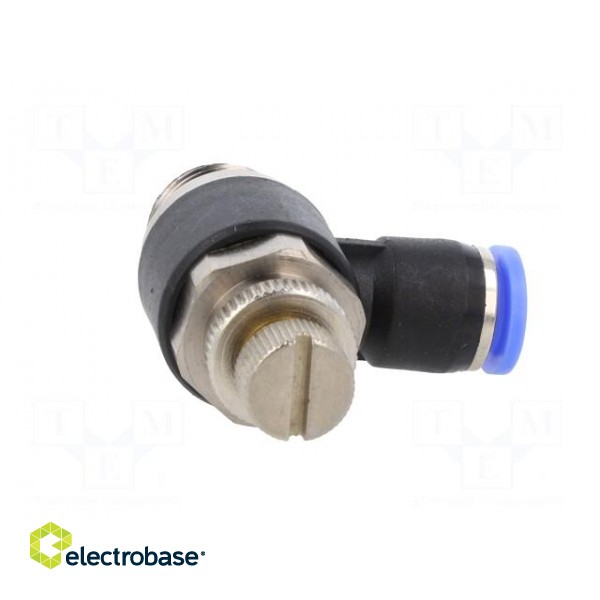 Throttle-check valve | -0.95÷15bar | nickel plated brass,PBT paveikslėlis 7