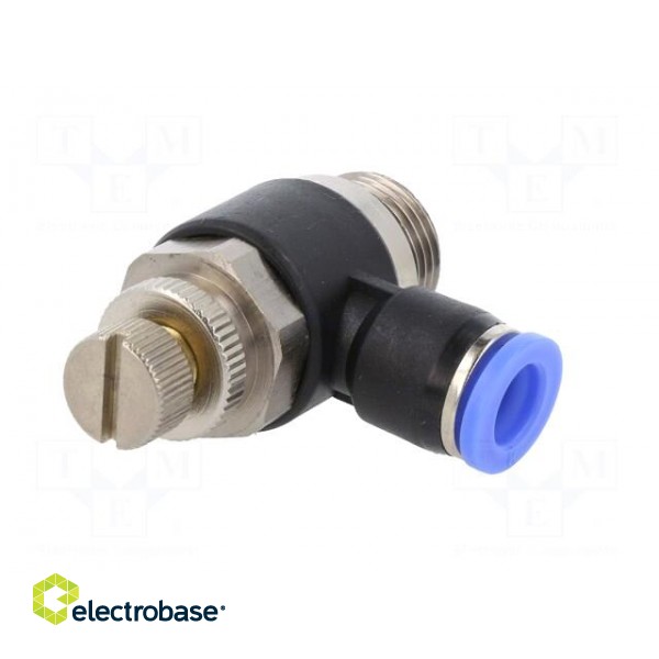 Throttle-check valve | -0.95÷15bar | nickel plated brass,PBT paveikslėlis 8