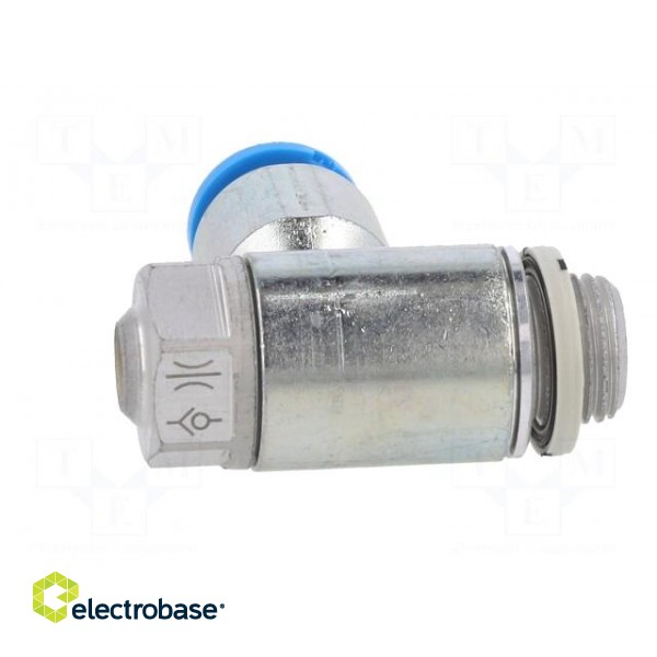 Throttle-check valve | 0.2÷10bar | zinc casting chrome | 185l/min фото 5