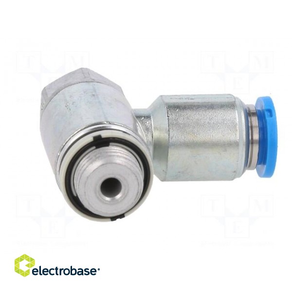 Throttle-check valve | 0.2÷10bar | zinc casting chrome | 185l/min paveikslėlis 7