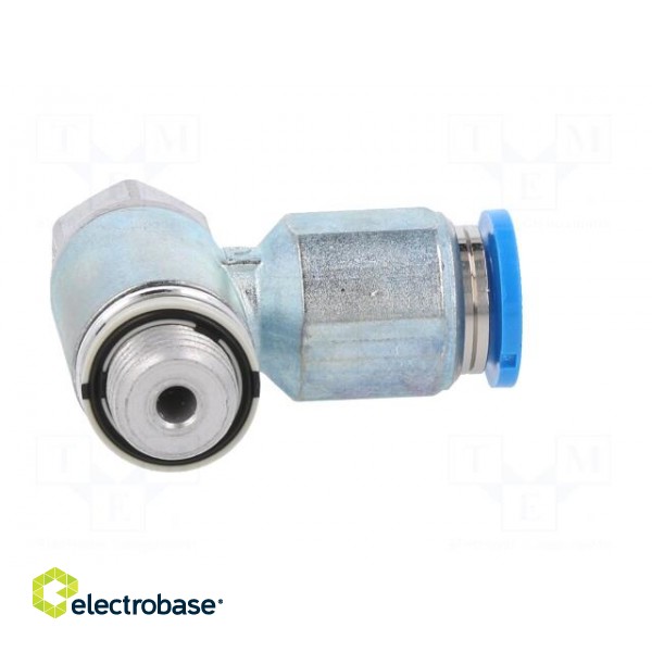 Throttle-check valve | 0.2÷10bar | zinc casting chrome | 215l/min paveikslėlis 7