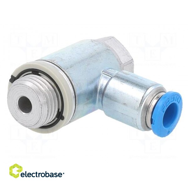 Throttle-check valve | 0.2÷10bar | zinc casting chrome | 400l/min paveikslėlis 8