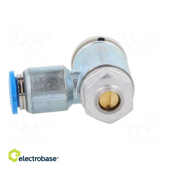 Throttle-check valve | 0.2÷10bar | zinc casting chrome | 475l/min image 3