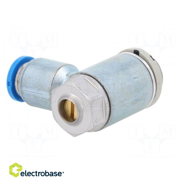 Throttle-check valve | 0.2÷10bar | zinc casting chrome | 475l/min paveikslėlis 4