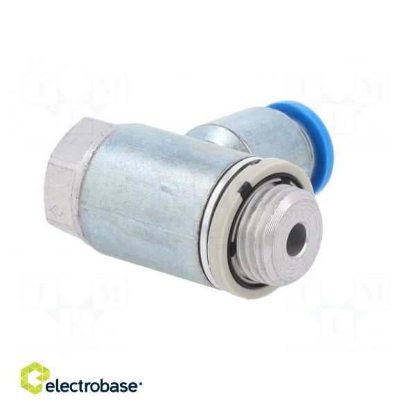 Throttle-check valve | 0.2÷10bar | zinc casting chrome | 475l/min paveikslėlis 6