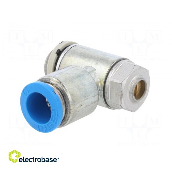 Throttle-check valve | 0.2÷10bar | zinc casting chrome | 480l/min фото 2