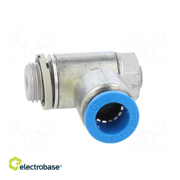 Throttle-check valve | 0.2÷10bar | zinc casting chrome | 480l/min image 9