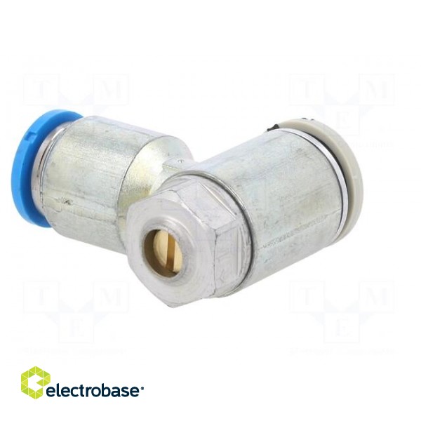 Throttle-check valve | 0.2÷10bar | zinc casting chrome | 480l/min paveikslėlis 4