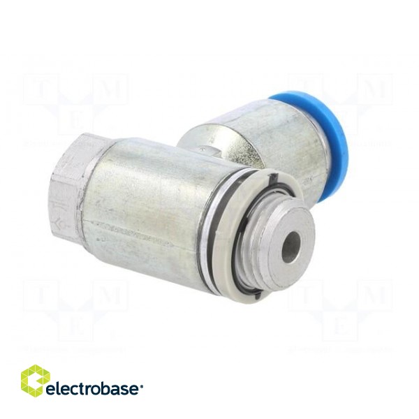 Throttle-check valve | 0.2÷10bar | zinc casting chrome | 480l/min фото 6