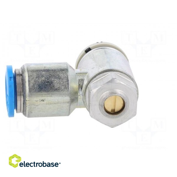 Throttle-check valve | 0.2÷10bar | zinc casting chrome | 480l/min paveikslėlis 3