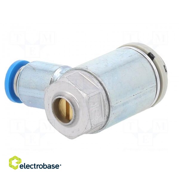 Throttle-check valve | 0.2÷10bar | zinc casting chrome | 400l/min фото 4