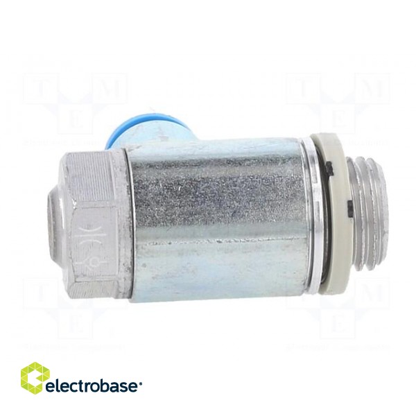 Throttle-check valve | 0.2÷10bar | zinc casting chrome | 400l/min paveikslėlis 5