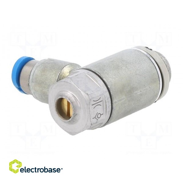 Throttle-check valve | 0.2÷10bar | zinc casting chrome | 130l/min image 4