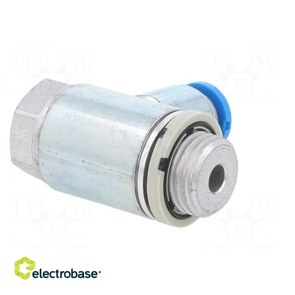 Throttle-check valve | 0.2÷10bar | zinc casting chrome | 400l/min фото 6