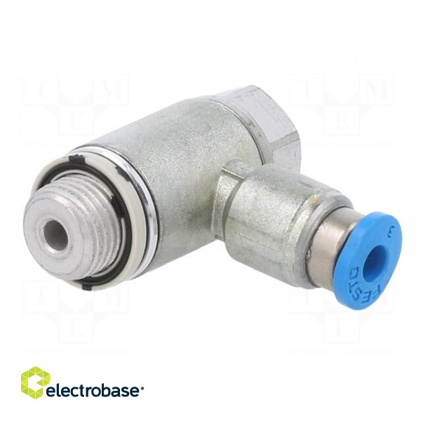 Throttle-check valve | 0.2÷10bar | zinc casting chrome | 130l/min paveikslėlis 8