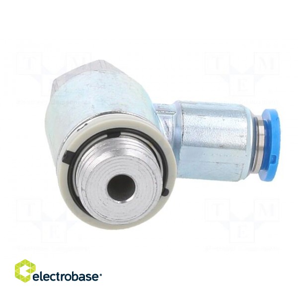 Throttle-check valve | 0.2÷10bar | zinc casting chrome | 400l/min фото 7