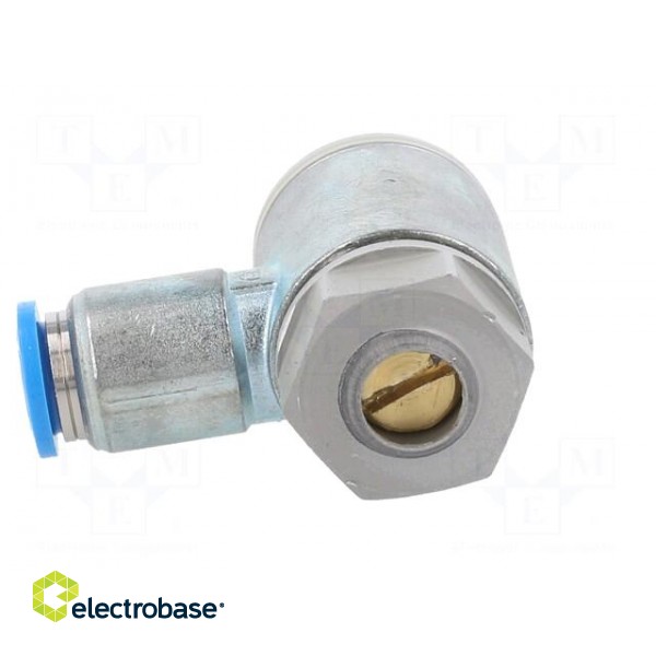 Throttle-check valve | 0.2÷10bar | zinc die-cast | NBR rubber | 8mm фото 3