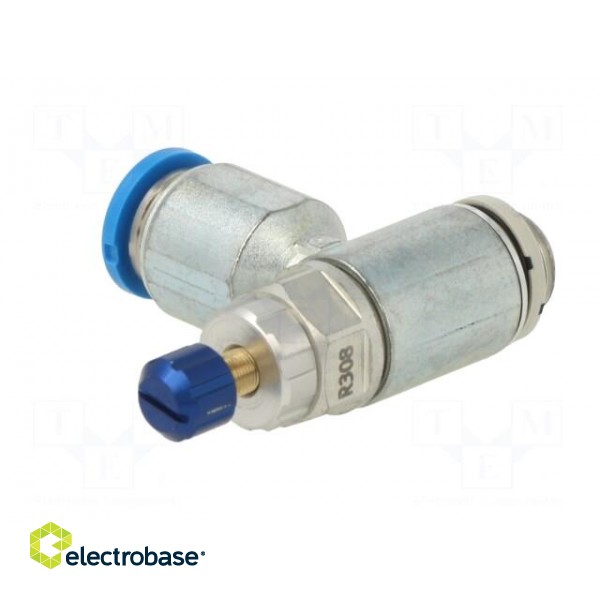 Throttle-check valve | 0.2÷10bar | zinc die-cast | NBR rubber | 8mm paveikslėlis 6