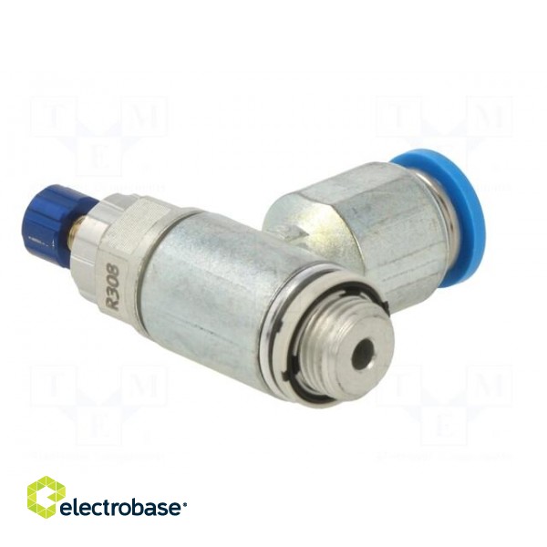 Throttle-check valve | 0.2÷10bar | zinc die-cast | NBR rubber | 8mm paveikslėlis 8