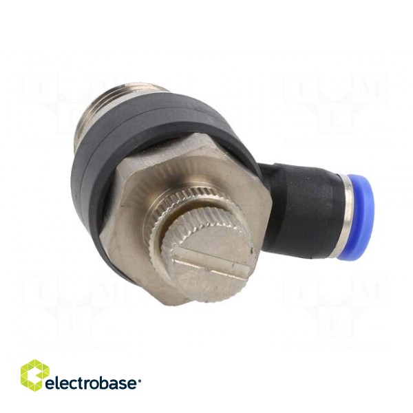 Throttle-check valve | -0.95÷15bar | nickel plated brass,PBT image 7