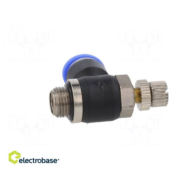 Throttle-check valve | -0.95÷15bar | nickel plated brass,PBT paveikslėlis 5
