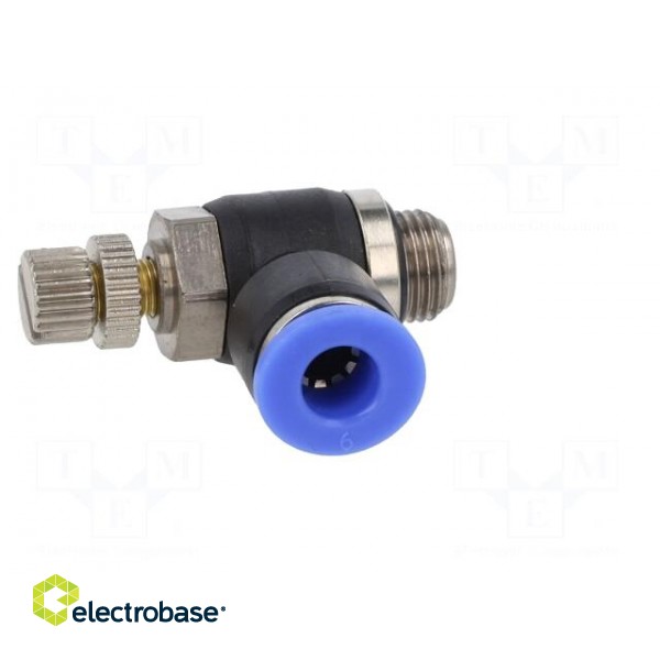 Throttle-check valve | -0.95÷15bar | nickel plated brass,PBT фото 9