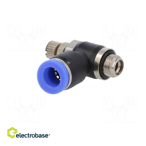 Throttle-check valve | -0.95÷15bar | nickel plated brass,PBT фото 2