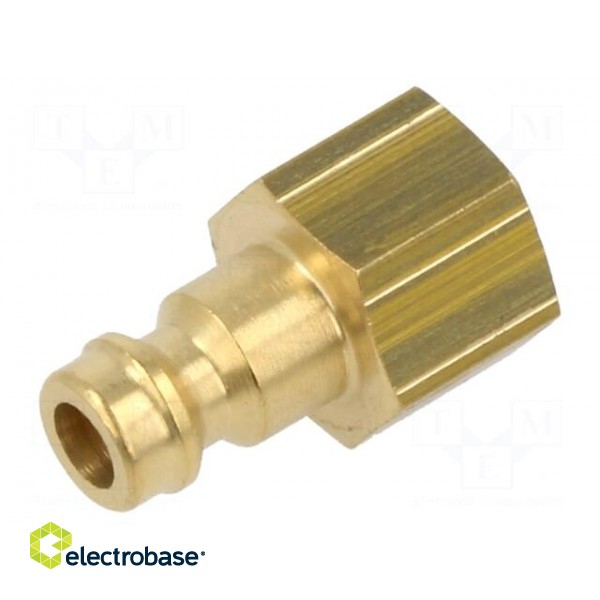 Connector | connector pipe | 0÷35bar | brass | Deans,NW 5 | -20÷100°C image 1
