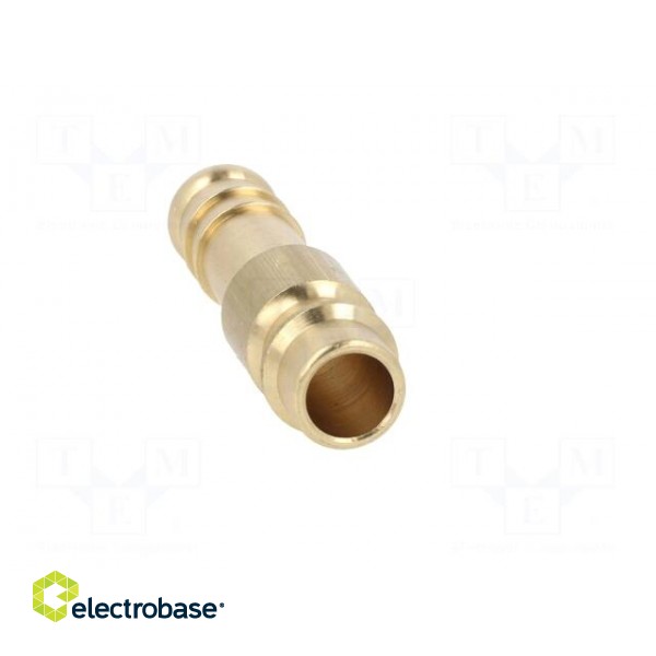 Connector | connector pipe | 0÷35bar | brass | NW 7,2,hose 9mm paveikslėlis 9