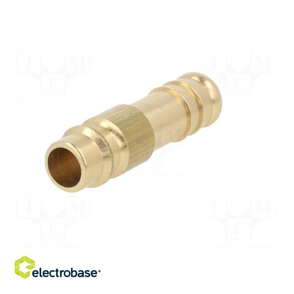 Connector | connector pipe | 0÷35bar | brass | NW 7,2,hose 10mm paveikslėlis 2
