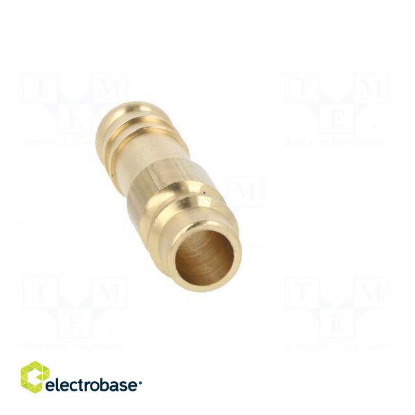 Connector | connector pipe | 0÷35bar | brass | NW 7,2,hose 10mm paveikslėlis 9
