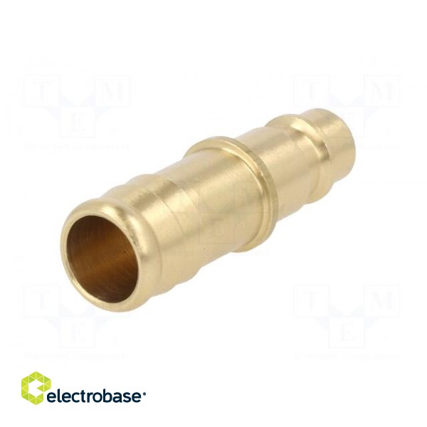 Connector | connector pipe | 0÷35bar | brass | NW 7,2,hose 13mm image 2