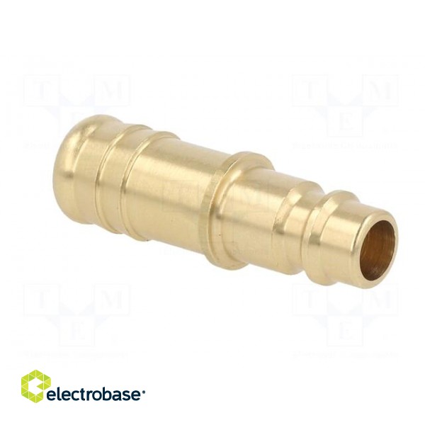 Connector | connector pipe | 0÷35bar | brass | NW 7,2,hose 13mm image 4