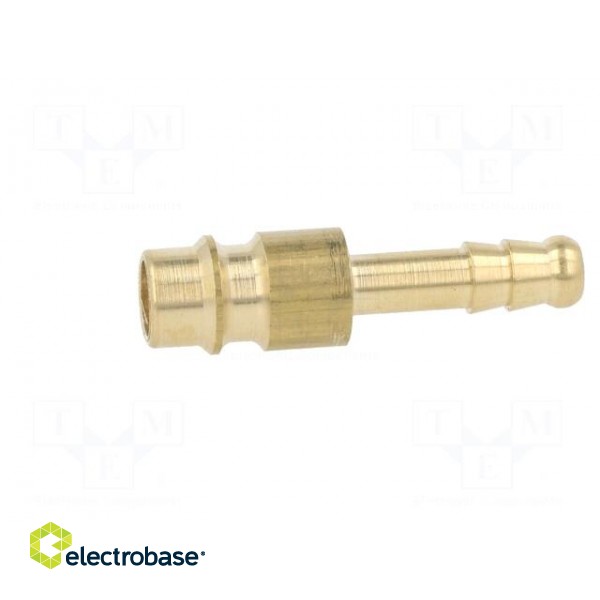 Connector | connector pipe | 0÷35bar | brass | NW 7,2,hose 6mm image 3
