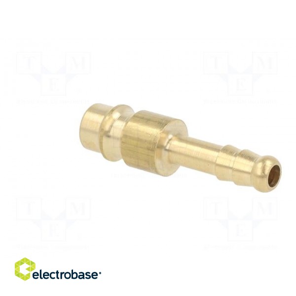 Connector | connector pipe | 0÷35bar | brass | NW 7,2,hose 6mm paveikslėlis 4