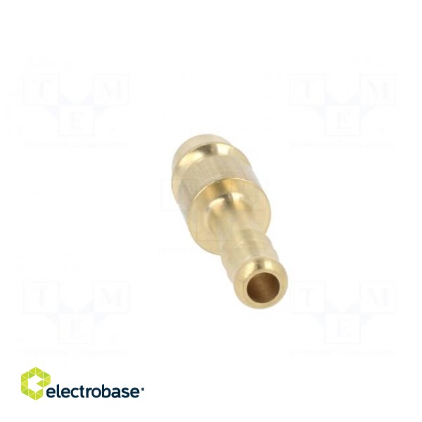 Connector | connector pipe | 0÷35bar | brass | NW 7,2,hose 6mm paveikslėlis 5
